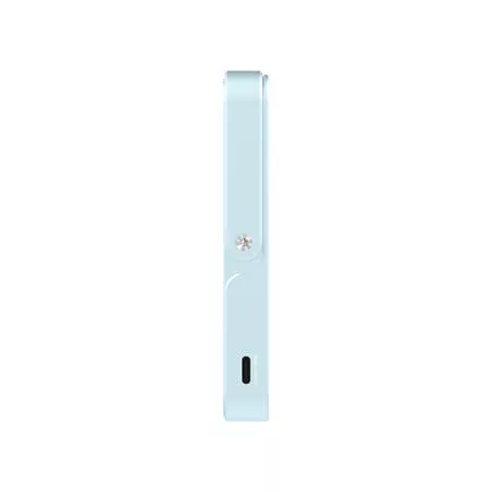 Power bank, mágneses (vezeték nélküli), 10.000mAh, VERBATIM "Charge n Go", kék