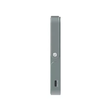 Power bank, mágneses (vezeték nélküli), 10.000mAh, VERBATIM "Charge n Go", szürke