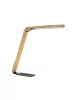 Asztali lámpa, LED, 4 W, ALBA "Ledaika", természetes fa