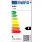Asztali lámpa, LED, 3-5,5 W, ALBA "LedX", fekete