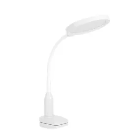   Asztali lámpa, CCT LED, felfogatható, CCT LED, 5 W, érintőkapcsoló, EGLO "Lauro", fehér