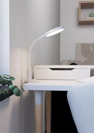 Asztali lámpa, CCT LED, felfogatható, CCT LED, 5 W, érintőkapcsoló, EGLO "Lauro", fehér