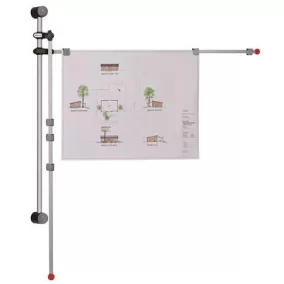 Laptartó, fali, forgatható, MAUL