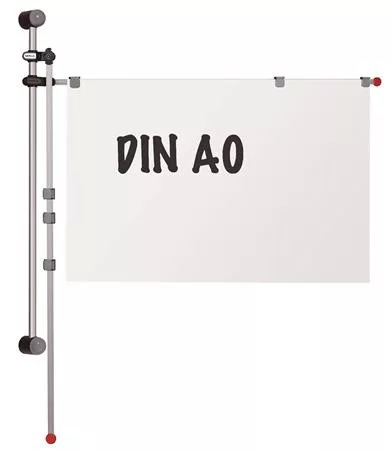 Laptartó, fali, forgatható, MAUL