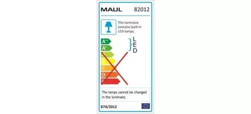 Asztali lámpa, LED, MAUL "Puck", fekete