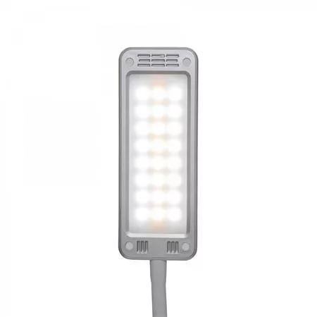 Asztali lámpa, LED, szabályozható, MAUL "Pearly colour vario", ezüst