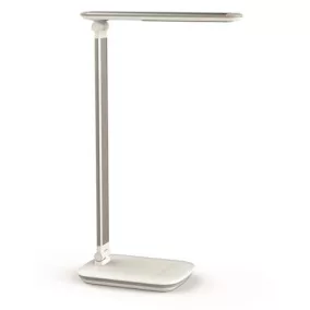   Asztali lámpa, LED, szabályozható, USB, MAUL "Jazzy", fehér