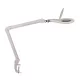 Asztali lámpa, LED, nagyító, felfogatható, MAUL "Makro", fehér