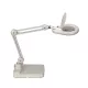 Asztali lámpa, LED, nagyító, MAUL "Viso", fehér