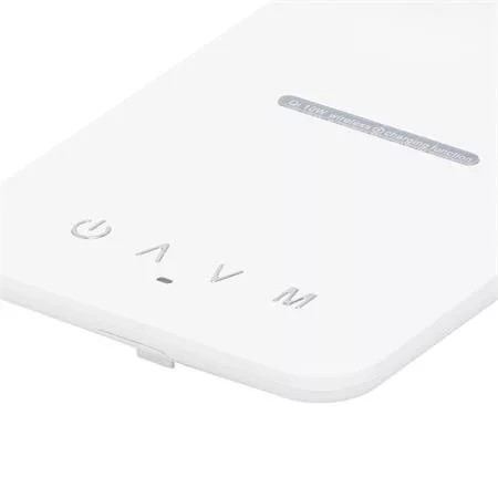 Asztali lámpa, LED, szabályozható, Qi töltővel, USB, HOME, fehér