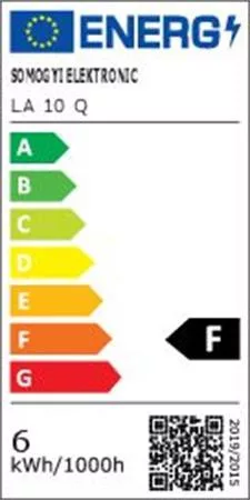 Asztali lámpa, LED, szabályozható, Qi töltővel, USB, HOME, fehér