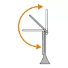 Asztali lámpa, LED, szabályozható, USB, HOME, fehér