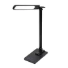 Asztali lámpa, LED, szabályozható, fém, éjjeli fény, HOME, fekete