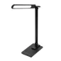   Asztali lámpa, LED, szabályozható, fém, éjjeli fény, HOME, fekete