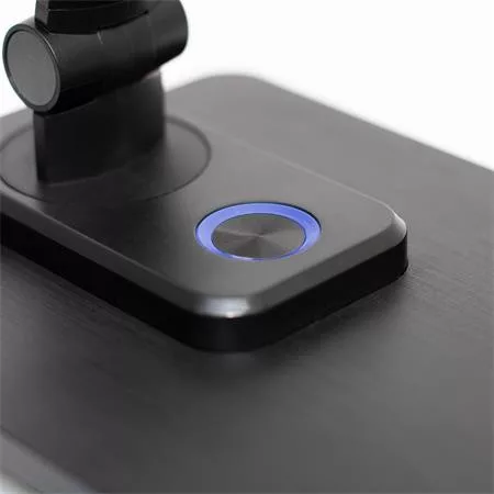 Asztali lámpa, LED, szabályozható, fém, éjjeli fény, HOME, fekete