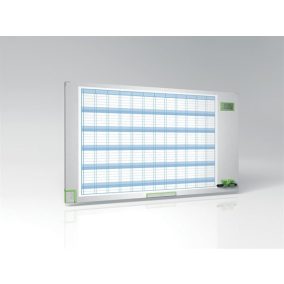   Éves tervezőtábla, zománcozott, 60x110 cm, NOBO "Performance Plus"