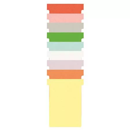 T-kártya tervezőtáblához, 3-as méret, NOBO, piros