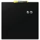 Üzenőtábla, mágneses, írható, fekete, 36x36 cm, NOBO/REXEL