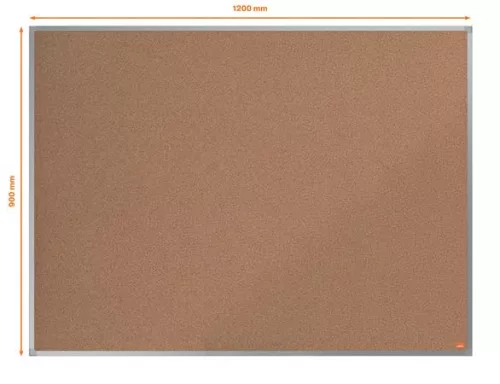 Parafatábla, 120x90 cm, alumínium keret, NOBO "Essence"