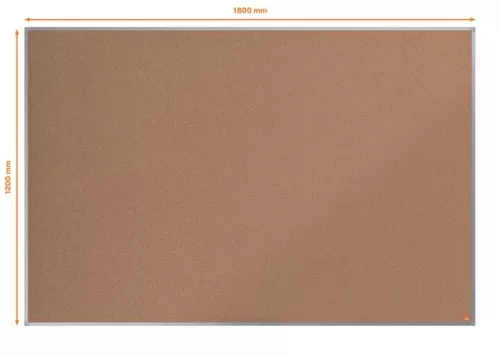 Parafatábla, 180x120 cm, alumínium keret, NOBO "Essence"