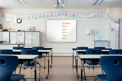 Fehértábla, zománcozott, mágneses, 180x120 cm, alumínium keret, Ecolabel, NOBO "Premium Plus"