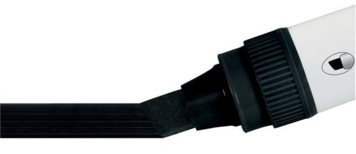 Táblamarker, jumbo méret, vágott hegyű, 10 mm, NOBO "Glide", fekete