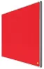 Textiltábla, széles képarány, 40"/89x50cm, alumínium keret, NOBO "Impression Pro", piros