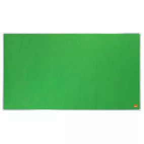   Textiltábla, széles képarány, 70"/155x87 cm, alumínium keret, NOBO "Impression Pro", zöld