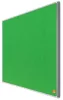 Textiltábla, széles képarány, 70"/155x87 cm, alumínium keret, NOBO "Impression Pro", zöld