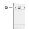 Emlékeztetőtábla, akril, fali, 60x45 cm, NOBO "Home", átlátszó