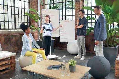 Flipchart papír, kétoldalas, sima/kockás, 580X810mm, 50 lap, NOBO