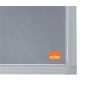   Üzenőtábla, alumínium keret, 60x45 cm, NOBO "Essentials", szürke
