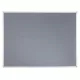 Üzenőtábla, alumínium keret, 120x90 cm, NOBO "Essentials", szürke