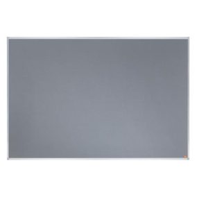   Üzenőtábla, alumínium keret, 180x120 cm, NOBO "Essentials", szürke