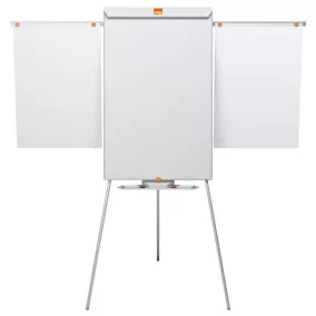   Flipchart tábla, mágneses felület, 2 db segédkarral, NOBO "Essentials", fehér