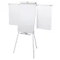   Flipchart tábla, mágneses felület, 2 db segédkarral, NOBO "Essentials", fehér