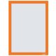 Posztertábla, fali, A4 méret, műanyag keret, 2 db, NOBO, narancs