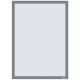 Posztertábla, fali, A3 méret, műanyag keret, 2 db, NOBO, ezüst