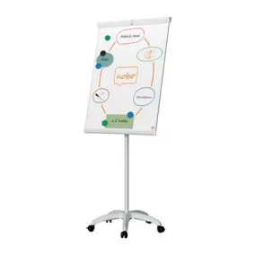   Flipchart tábla, mobil, mágneses felület, 70x100 cm, NOBO "Premium Plus", fehér