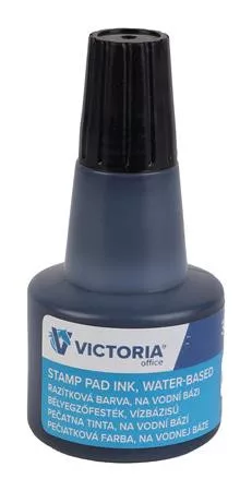 Bélyegzőfesték, 30 ml, VICTORIA OFFICE, fekete