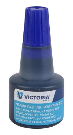 Bélyegzőfesték, 30 ml, VICTORIA OFFICE, kék