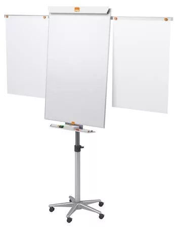 Flipchart tábla, mobil, mágneses felület, 2 db segédkarral, NOBO