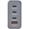 Hálózati töltő, 2xUSB-C PD (100W), USB-C PD (65W), USB-A QC 3.0, EU/UK/US, GaN, VERBATIM