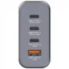 Hálózati töltő, 2xUSB-C PD (140W), USB-C PD (20W), USB-A QC 3.0, EU/UK/US, GaN, VERBATIM