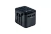 Utazóadapter, univerzális, 2xUSB, VERBATIM "UTA-01"