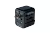 Utazóadapter, univerzális, 2xUSB, VERBATIM "UTA-01"