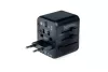 Utazóadapter, univerzális, 2xUSB, VERBATIM "UTA-01"