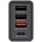  Hálózati töltő, 1xUSB-C PD (20W), USB-A QC 3.0, 2xUSB-A (10W), VERBATIM, fekete