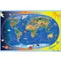   Könyökalátét, kétoldalas, STIEFEL "Föld országai/Gyermek-világtérkép"