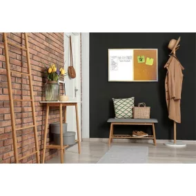 Kombitábla, 40x60 cm, fakeret, VICTORIA VISUAL